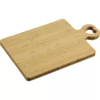 KESPER daska za rezanje s ručkom, otvor u obliku srca, od bambusa, duljina: 360 mm, širina: 220 mm