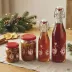 Božićna staklena boca Patuljak s patentnim zatvaračem 250 ml