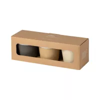 Poklon-kutija s 3 šalice za lungo Costa Nova Grespresso Nature 190 ml, više boja