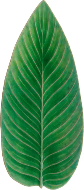 Pladanj za posluživanje Costa Nova Strelizia Leaf Riviera 39,8 x 17,2 cm, svijetlozeleni