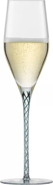 Čaše za šampanjac Zwiesel Glas SPIRIT 254 ml, set od 2 komada, zelene