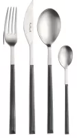 Pintinox set pribora Sushi Queen Ebony Satin, 24 komada, crno-zlatna poklon-kutija
