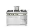 Plinski štednjak Kitchen Line sa 6 plamenika i konvekcijskom pećnicom GN 1/1, HENDI, Kitchen Line, 230 V/3000 W, 28,5 kW, 1200x722x(V)900 mm