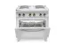 Električni štednjak Kitchen Line – 4 ploče s konvektomatom GN 1/1, HENDI, Kitchen Line, GN 1/1, 400 V/13400 W, 800x700x(V)900 mm