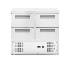 Rashladni stol s radnom pločom od nehrđajućeg čelika, Arktic, 112 L, 230 V/143 W, 700 × 900 × (V) 855 mm