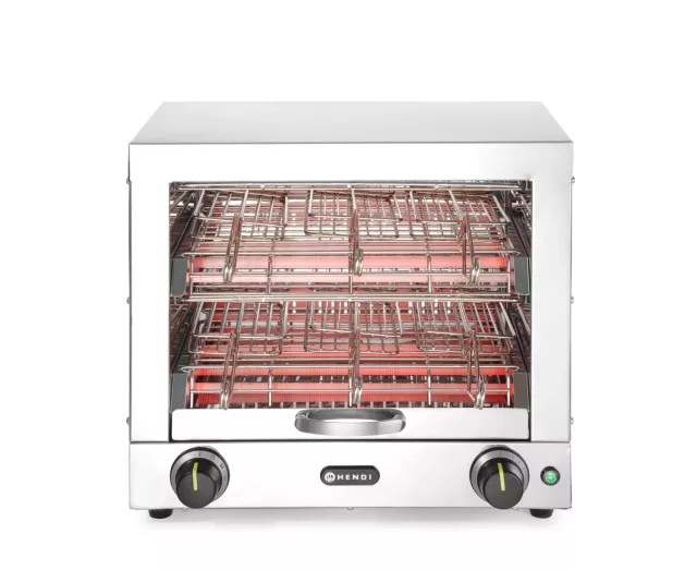 Višenamjenski toster – 6 hvataljki, HENDI, 230 V/3000 W, 450 × 390 × (V) 400 mm