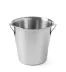 Kanta za šampanjac, BarUp, 3,5 l, srebrna, ⌀210x(V)210 mm