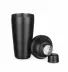 Cobbler shaker od 3 dijela, BarUp, crni, ⌀85x(V)240 mm