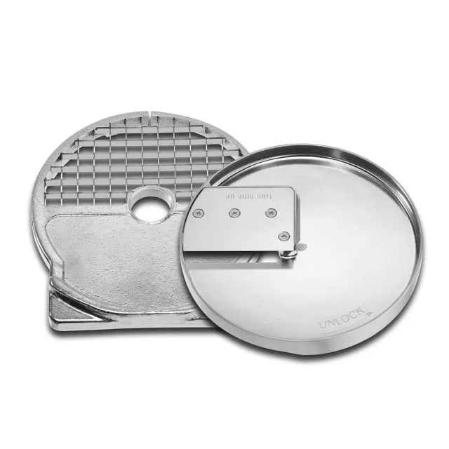 Disk za rezanje na kockice 12 mm, za kuhinjske robote Waring WFP16SE i WFP16SCDE, Waring, ⌀190.5 mm