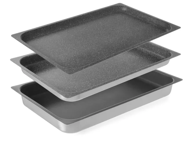 HENDI aluminijski lim s neprianjajućim premazom GN 1/1, dubina 40 mm