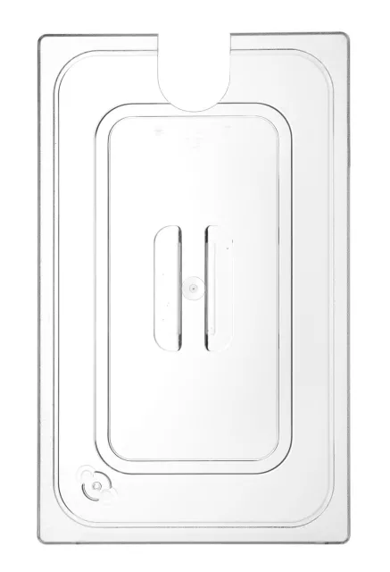 Poklopac za polikarbonatne GN posude s izrezom za sous-vide cirkulator, HENDI, GN 1/1, prozirni, 530 x 325 mm
