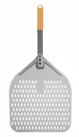 Perforirana lopatica za pizzu s kratkom drškom, četvrtasta, HENDI, 350x710 mm