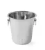 Kanta za šampanjac, BarUp, 3,3 l, srebrna, ⌀220x(V)190 mm