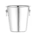 Kanta za šampanjac, BarUp, 3,3 l, srebrna, ⌀220x(V)190 mm