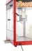 HENDI aparat za kokice, 1,2 kW, crveni
