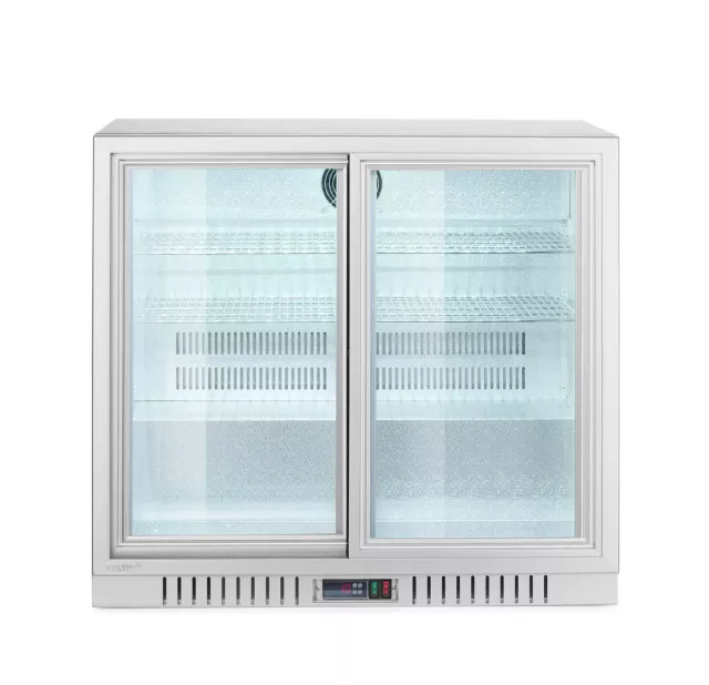 Barski hladnjak s dvoja klizna vrata, Arktic, 150 L, srebrni, 230 V/175 W, 900x520x(V)840 mm