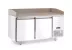 Pizza rashladni stol s granitnom radnom pločom, 2 vrata, Arktic, 250 l, granit, 230 V/250 W, 800x1510x(V)1050 mm