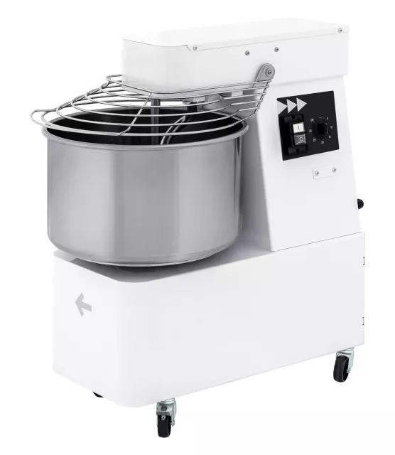 Spiralni mikser s fiksnom posudom i 2 brzine - 32 L, Prismafood, 88 kg/h, 32 L, 400 V/1700 W, 430x740x(V)820 mm