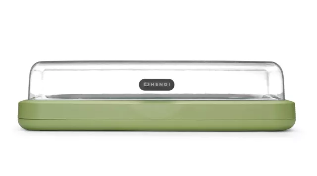 Rashladna vitrina HENDI Uniq GN 1/1, 593 × 389 mm, zelena