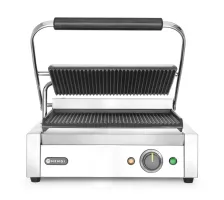 Kontaktni grill Panini, HENDI, srebrni, 220-240 V/2200 W, 430x375x(V)216 mm