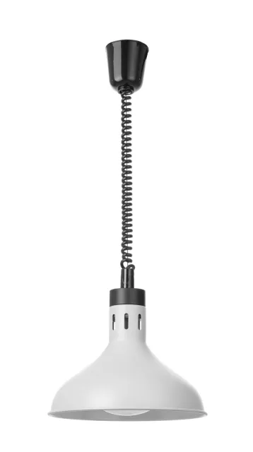 Visinski podesiva grijaća lampa, zvonasti oblik, HENDI, bijela, 230 V/250 W, ⌀295 × (V)207 mm