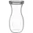WECK staklenka/boca za konzerviranje s poklopcem 125 ml, set od 3 kom.