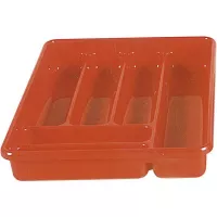 Plastični pribornik s 6 pretinaca M-Plast, razne boje