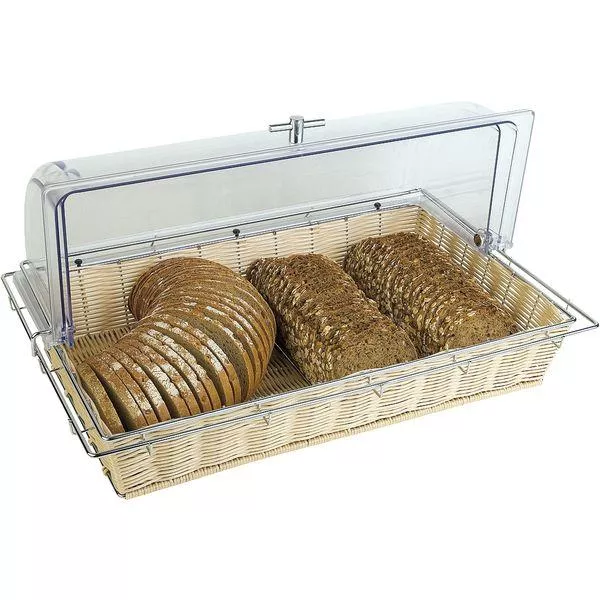 Košara za pecivo bez poklopca 53x32,5 cm buffet periva umjetni ratan APS