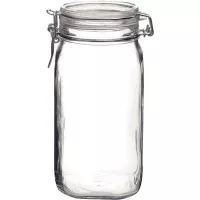 Staklenka za zimnicu Bormioli Rocco Fido 1500 ml, s patentnim žičanim zatvaračem