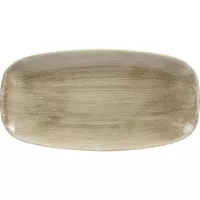 Plitki tanjur Churchill Patina Antique Taupe 35,5x18,9 cm