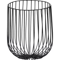 Košara SERAX Metal Sculptures L 20x20 cm, crna