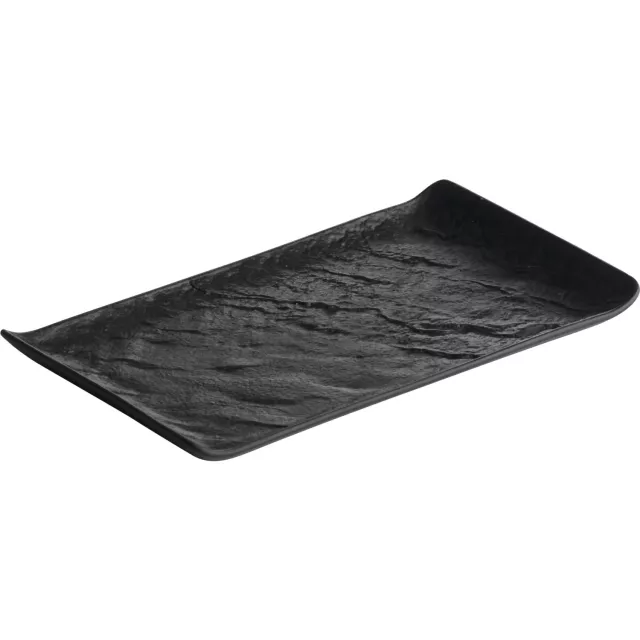Pladanj za posluživanje Chic Livelli 26x15 cm, crni