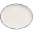 CHURCHILL Stonecast Hints Buffet Indigo Blue plitki tanjur, ovalni, ø: 305 mm