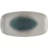 CHURCHILL Raku Agate Topaz plitki tanjur, duljina: 355 mm