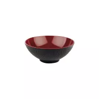 APS ASIA Plus zdjela, crna/crvena, zapremina: 1,10 litara, visina: 80 mm, promjer: 200 mm