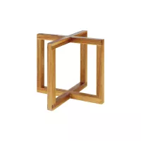APS Wood bife stalak, svijetli, visina: 175 mm, duljina: 200 mm, širina: 200 mm