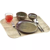 CAMBRO Century pladanj od poliestera, duljina: 330 mm, širina: 430 mm, svijetli hrast, protuklizni