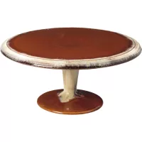 COSTA NOVA Poterie Tanjur na stalku, karamel-latte, visina: 142 mm, promjer: 328 mm
