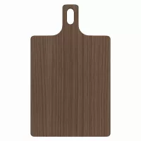 Arya daska za rezanje s ručkom, duljina: 240 mm, širina: 200 mm, orah